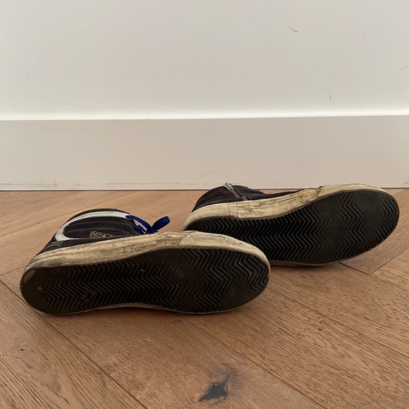 Golden Goose Slide 44 11 Navy Suede - Picture 2 of 5